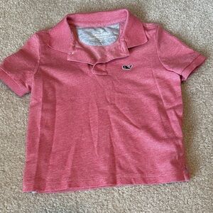 Vineyard Vines Kids Polo Shirt in Pink